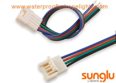 China 10m m conector de 4 Pin RGB LED, varón de aluminio y conectores de cable femeninos en venta