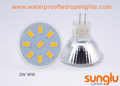 China reemplazo de la lámpara del halógeno de DC 12V del proyector de 2W 3W WW CW MR11 LED con el cuerpo de cristal en venta