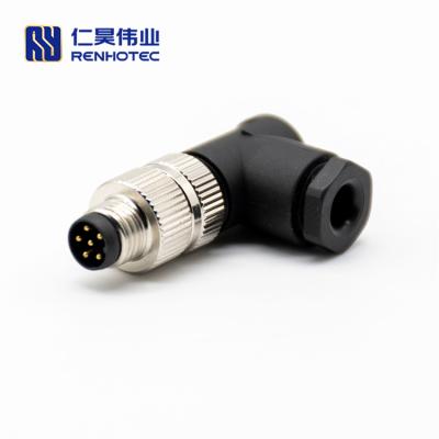 China Front Mount/Rear Connector 3 Mount M8 4 Pin Cable Male Female Waterproof PCB Wire M12 6pin Electrical Metal IP67 Circular Panel Mount IP68 With Sensor for sale