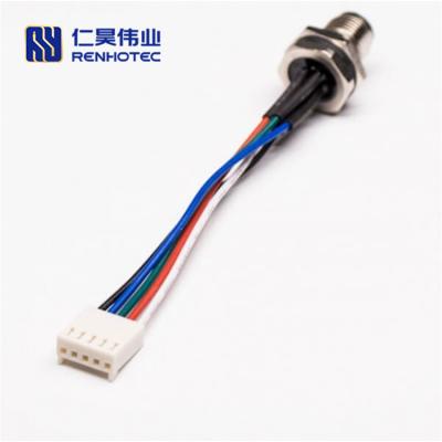 China Solder Type M8 8 Pin Connector Cable Battery Terminal Air Press In for sale