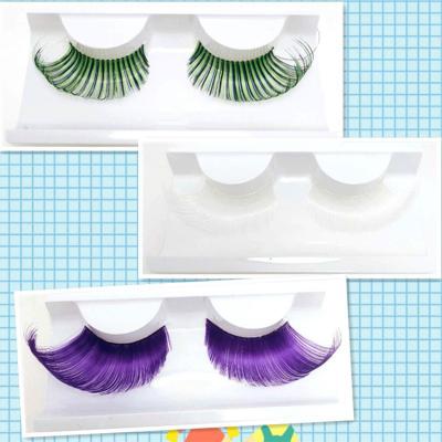 China Very comfortable to wear Halloween series 15mm 3D false eyelashes effect super colorful and durable style lightweight wholesale price for sale