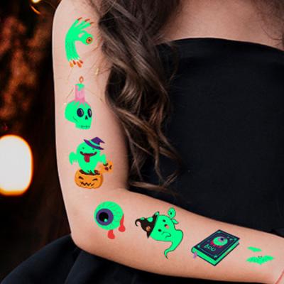 China Wholesale Terror Wrapped Wound Waterproof Temporary Tattoo Sticker Bloody Scar Lasting Halloween Tattoo Waterproof Temporary Tattoo Sticker for sale