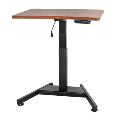 China Height Adjustable Electric Height Adjustable Kids Study Table, Student Mobile Office Small Laptop Standing Desk for sale