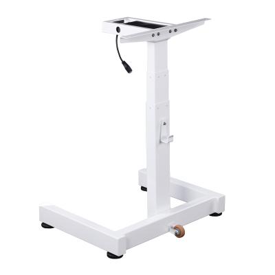 China (Height)Adjustable Electric Single Leg Motorized Desk Height Adjustable Study Table Sit Laptop Standing Desk for sale