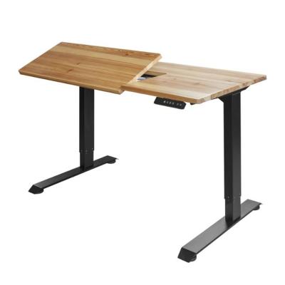 China Electric Motor Height Adjustable Dual (Height) Drafting Table, Drafting Table, Tilting Sit To Stand Desk for sale