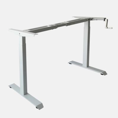 China Shenghua Adjustable Manual Height (Height) Desk Frame Stand Up Desk Office Work for sale