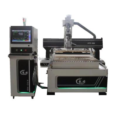 China Hotels Woodworking Machine Router 1328/1530 Linear CNC ATC Woodworking Center 12 Tool Linear Center for sale