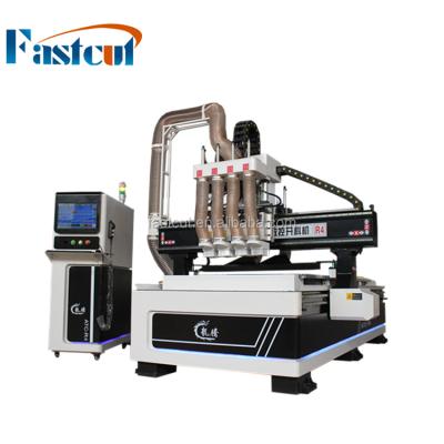 China Hotels 4 Axis Atc 1325 1530 Four Axis Atc Atc Wood Cnc Router Machine 1325 for sale