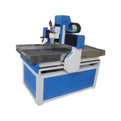 China Building Material Shops Hot Sale Mini CNC Router 6090/Aluminum Desktop CNC Router For Plastic Engraving for sale