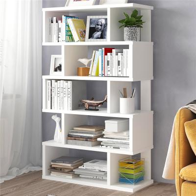 China Simple Modern Simple Combination Space-Saving Multi-Function Space-Saving Student Shelf Floor Small Storage Bookshelf Bookshelf for sale