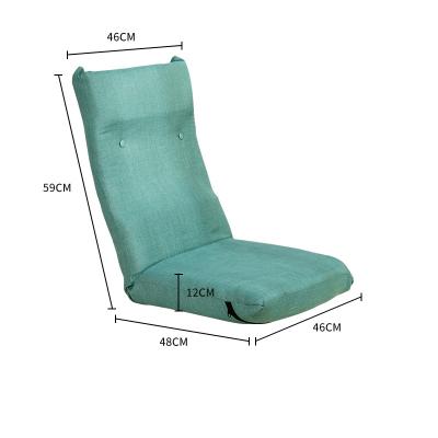 China New Style Foldable Warm Recliner Folding Floor Chair Tatami Seating Lazy Sofa for sale