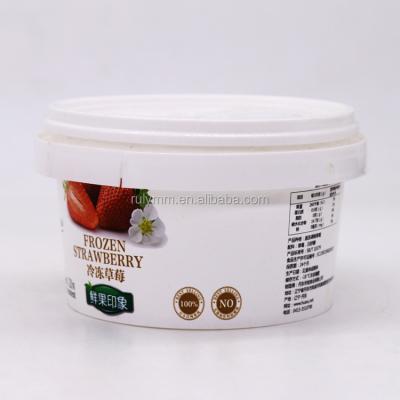 China For food /liquid food grade yogurt container 500ml wholesale plastic bucket for sale