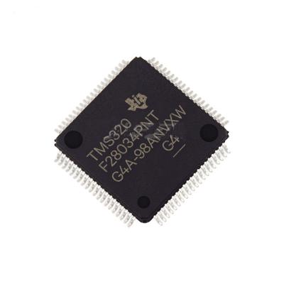 China Standadr Microcontroller integrated circuit IC MCU 32-Bit FLASH 60MHz  128KB LQFP-80 TMS320F28034PNT TMS320F28034PNTR  F28034PNT for sale