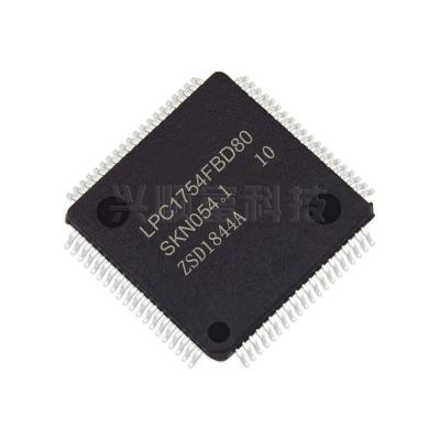 China Standard Microcontroller integrated circuit IC MCU 32BIT 128KB LQFP80 FLASH LPC1754FBD80 LPC1754FBD80K for sale