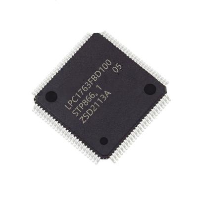 China Standard Microcontroller integrated circuit IC MCU 32-Bit 100MHz 256KB FLASH 100-LQFP LPC1763FBD100 LPC1763FBD100K for sale