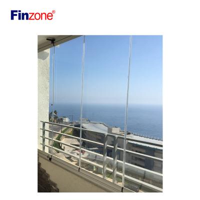 China Folding Flexible Sliding And Folding Balcony Window for sale