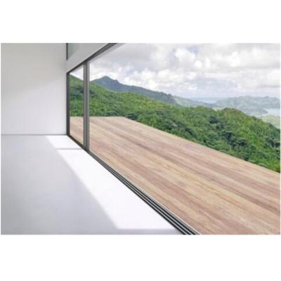 China Customized Large Aluminum Sliding Glass Door 4m*6m Super Waterproof Narrow Frame Panel Double Glazing for sale