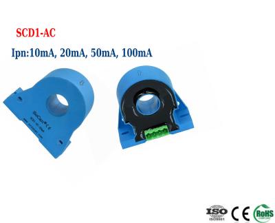 China DC magnetic current socan series transducer SCD1-AC leakage sensor current sensor for sale