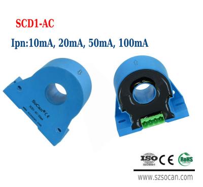 China AC Magnetic Leakage Series Sensor SCD-AC Current Measurement 10ma..100ma for sale