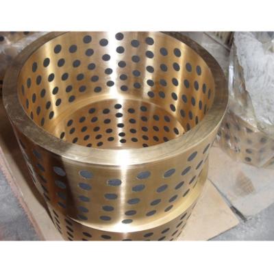 China Manufacturing equipment casting high precision bronze wall bushing thin bearing flange for steering shaft with cheap price for sale