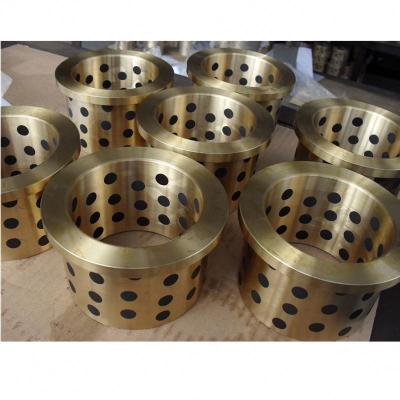 China Zcuzn40mn2 Multifunctional Industrial Equipment Flange Copper Self-lubricating Bronze Bushing Made in China Flange Copper Bushing for sale