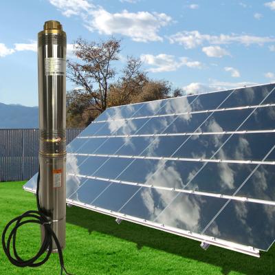 China Arena solar solar de la bomba de agua de irrigación de la bomba 180W 5ton/Hour DC de la irrigación de las tierras de labrantío de Whaleflo resistente en venta