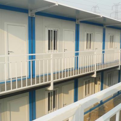 China Modern Prefab House Prefab Modern Prefab House Duplex 20ft Container House for sale