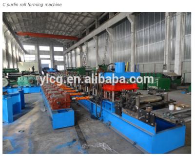 China Steel Building Material Stores C z Channel Roll Forming C Purlin Machine c Channel Machine for sale