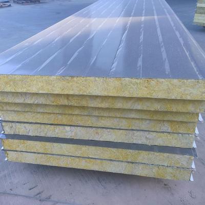 China 50mm quality mineral wool head insulation fire rated mineral wool panel sandwich for sale