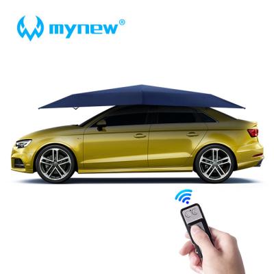 China Mynew Portable Full Automatic Car Cover Tent Remote Controlled Car Sun shade Umbrella Outdoor Roof Cover UV Protection Kits 4.2M à venda