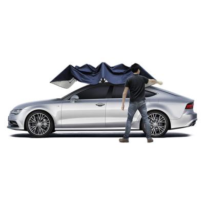 중국 Universal car accessories 4.2 Meters Manual Car Shelter automatic car umbrella tent Wireless Remote Controller 판매용