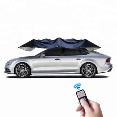 China 2019 New arrival portable car protection 4.2 Meters Automatic 2in 1 Mynew special tents Manual car sun Umbrella car accessories for sale