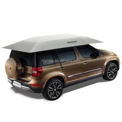 China Folding car sunshade, Manual car parking shade, with wireless remote control en venta