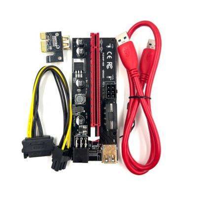 China Factory Direct Sales 10*6pin Multifunctional Graphics Card Expansion Card 1to 6 Pcie Durable Riser Card for sale