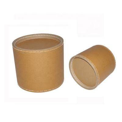 China x1 25KG pure handmade brown fiber paper drums manually sewn with thread for packaging for sale