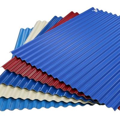 China Container Building Material ASTM A36 A792 Q235 Color Coated Corrugated Galvalume Sheet Metal Roofing Sheet Plate for sale