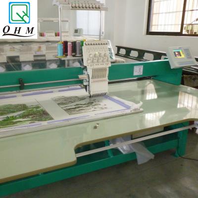 China QHM Hotels Computerized 12 Needle Embroidery Machine Flat Machine Factory In China for sale