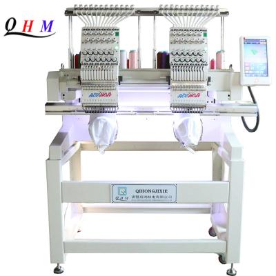 China Hotels Double Head Computerized Embroidery Machine For Cap Shoes Trading Home Use for sale