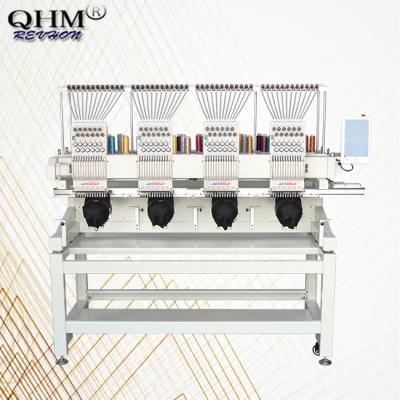 China Hotels QHM 4 Head Professional Leather Embroidery Machine Suitable For Different Materials for sale