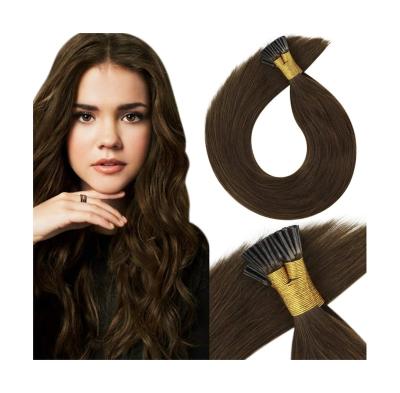 China Pure Original Natural Hair Sell Well New Type Tip i Curly Professional Hair Extensions for sale