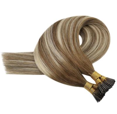 China Wholesale High Quality Pure Original Natural Hair Bundles With i-tip i Tip Hair Extension Human for sale