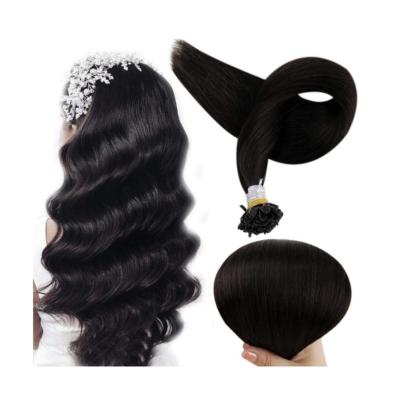 China Economic Pure Original Natural Hair Custom Design Human U Nail Tip Hair Extensions Wholesale for sale