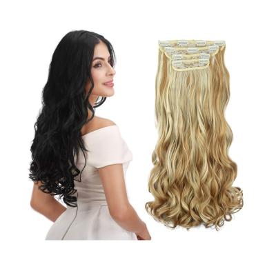 China Pure Original Natural Human Hair Good Quality Various Lace Seamless Textured Clip In Hair Extension for sale