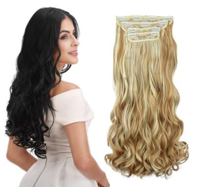 China Pure original natural hair sell well new type cheap ace clip in wavy 100% hair extension manufacturer for sale