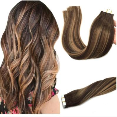 China Pure Natural Original Hair Suitable Price Top Quality Tape In Hair Extension for sale