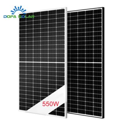 China Solar Panel System 530W 535W 540W 545W 550W 555W 600Watt 9 Cell Solar Power Panel Half Busbar Solar Home Photovoltaic Module for sale