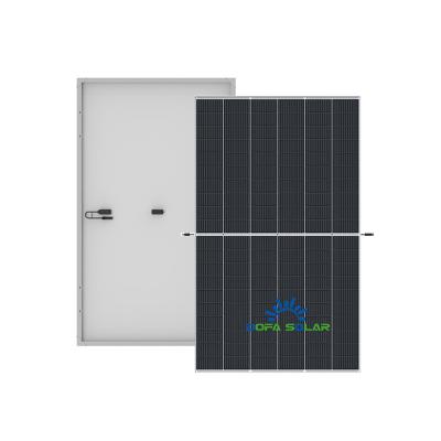 China Solar Powered Bifacial Mono System Panel 550W PERC BIPV Solar Panel 400W 450W Half Cut Solar Cell PV Panels for sale