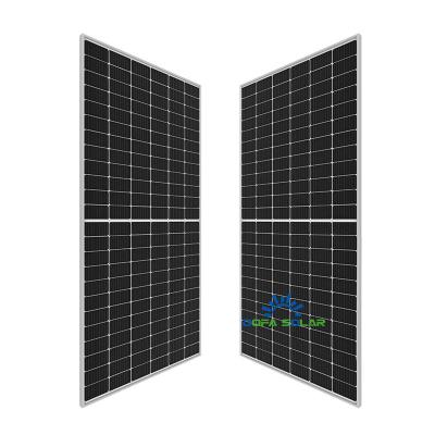 China Solar Powered System Panel Off-Grid 550W Monocrystal Solar Panel for sale