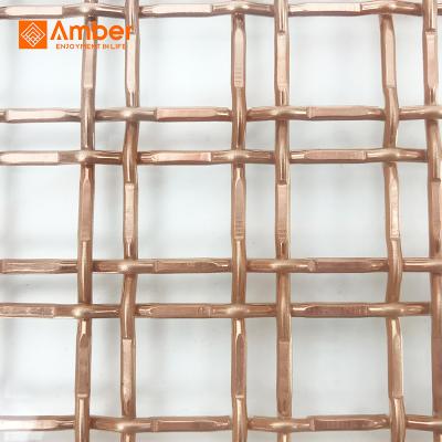 China Plain Weave Art Weave Laminated Glass Wire Architectural Decorative Mesh For Wall Cladding for sale