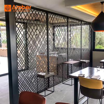 China Europe decoration privacy laser cut screen metal panels for hotel space partition for sale